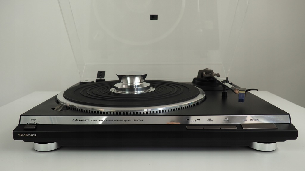 TECHNICS SL-QD33 po renowacji + dodatki