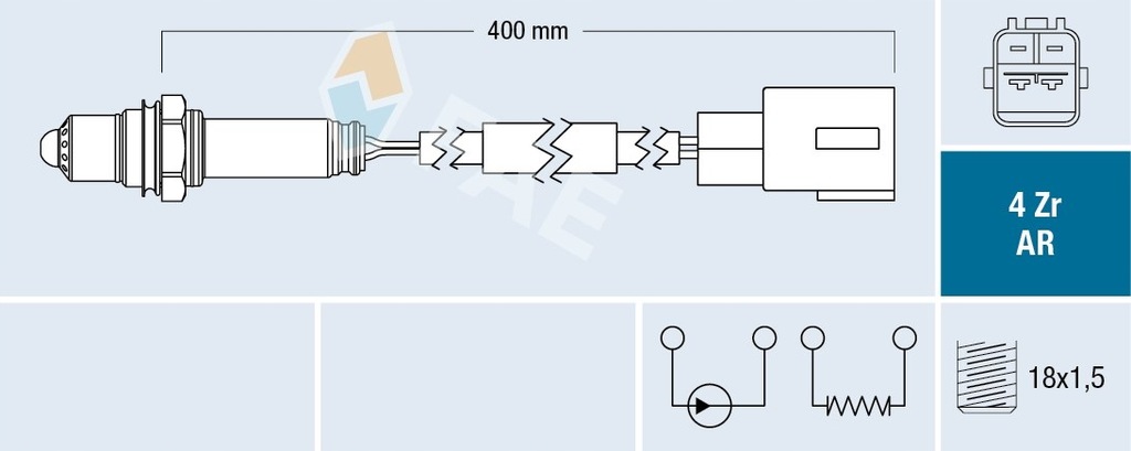 Sonda lambda - FAE FAE75617