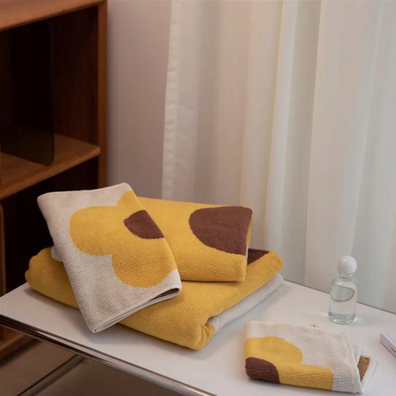 Modne słoneczniki bawełniany ręcznik domowy barwio