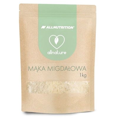 ALLNUTRITION ALLNATURE MĄKA MIGDAŁOWA 1000g BIAŁKO BŁONNIK FIT WYPIEKI
