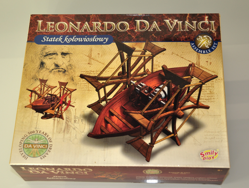 STATEK KOŁOWIOSŁOWY Leonardo Da Vinci MODEL