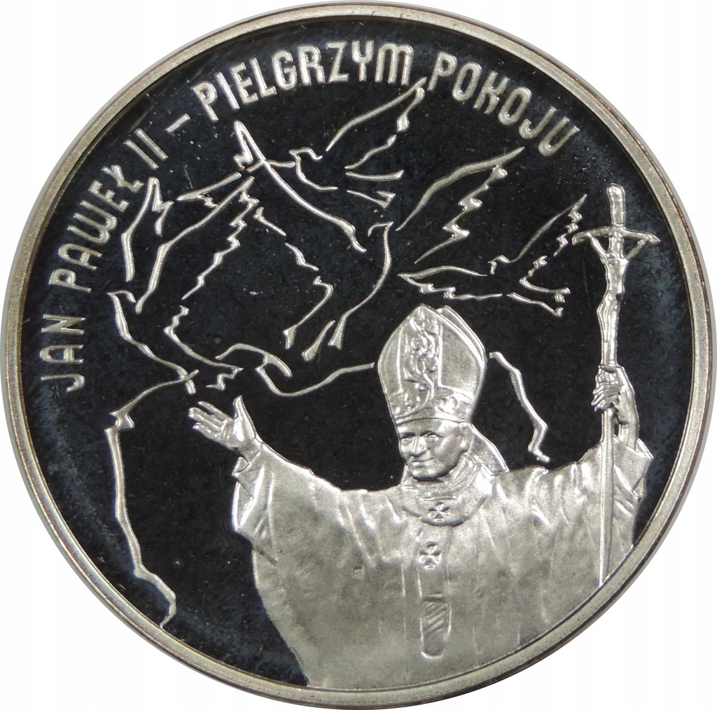 MEDAL SREBRO - NUMIZMAT Ag - KOLEKCJONERSKA - POLSKA - JAN PAWEŁ II -OE1986