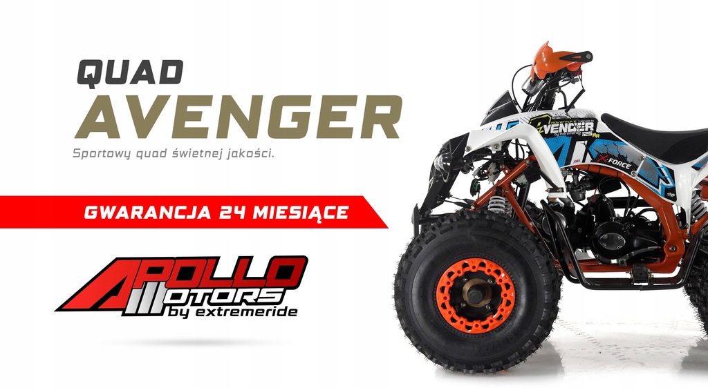 Купить QUAD ATV 125 APOLLO AVENGER GW24 WYS БЕСПЛАТНЫЙ ШЛЕМ: отзывы, фото, характеристики в интерне-магазине Aredi.ru