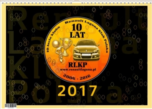 Kalendarz ścienny Renault Laguna Klub Polska RLKP