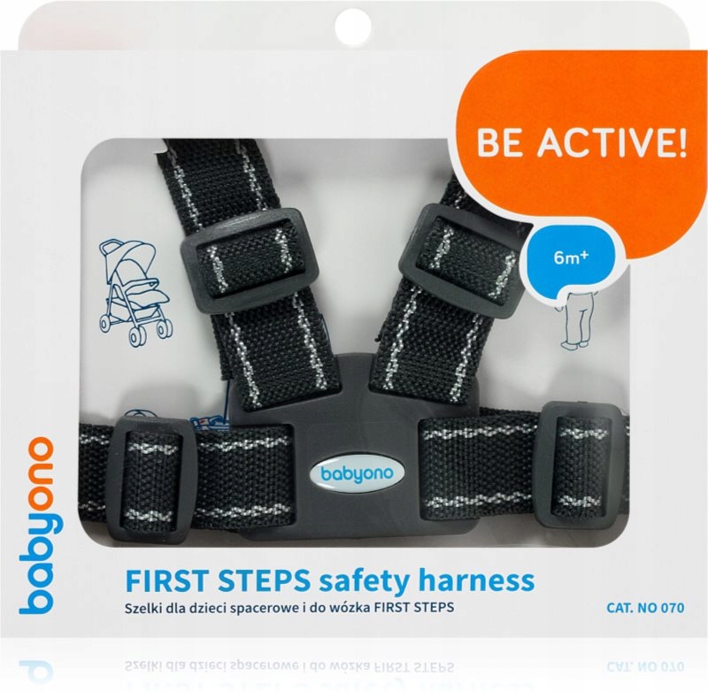 BabyOno Be Active Safety Harness First Steps akcesoria dla dzieci