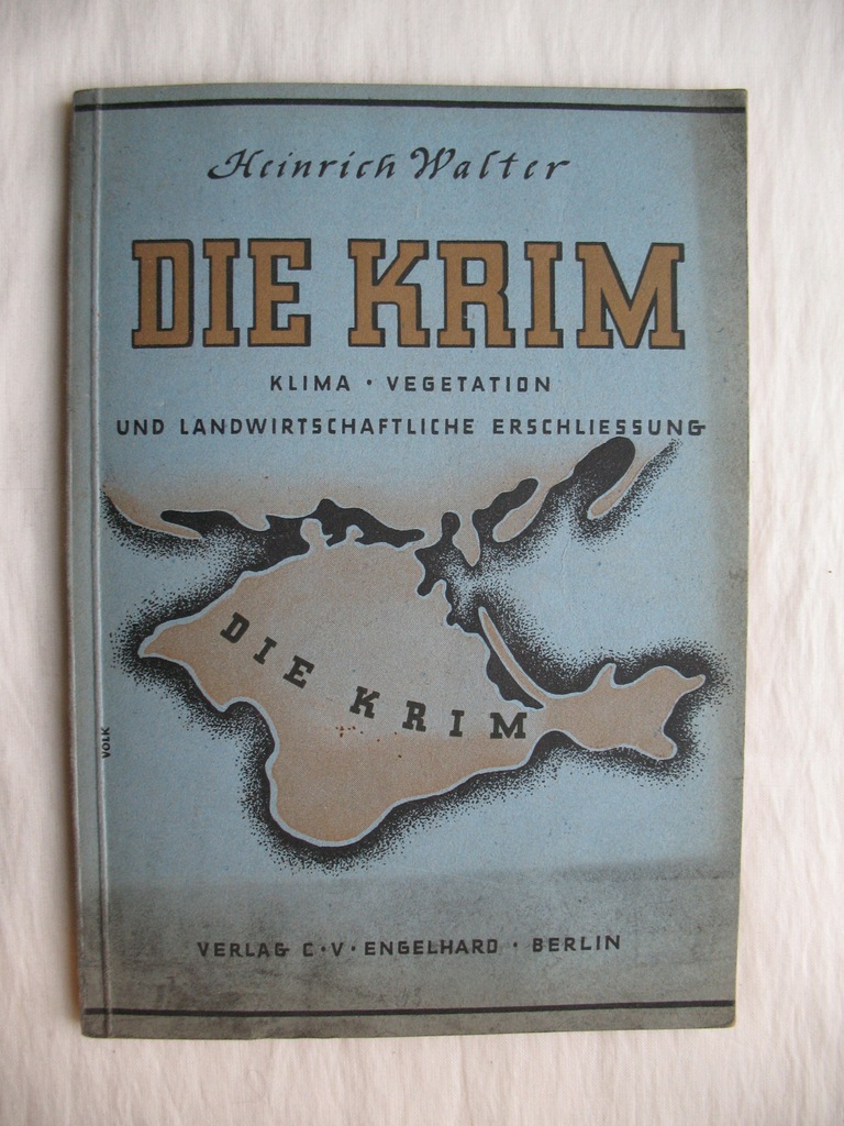 DIE KRIM-KRYM PÓŁWYSEP KRYMSKI III RZESZA stara KSIĄŻKA 1943