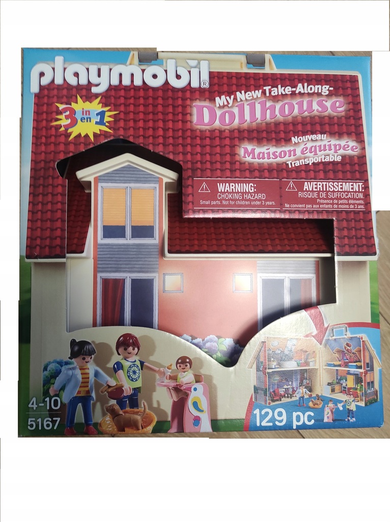 Playmobil Dollhouse 5167 Przenośny domek dla lalek 12897282277