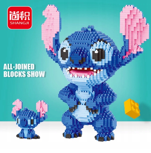 STITCH 2300 sztuk Klocki 3D Do Budowy 22CM