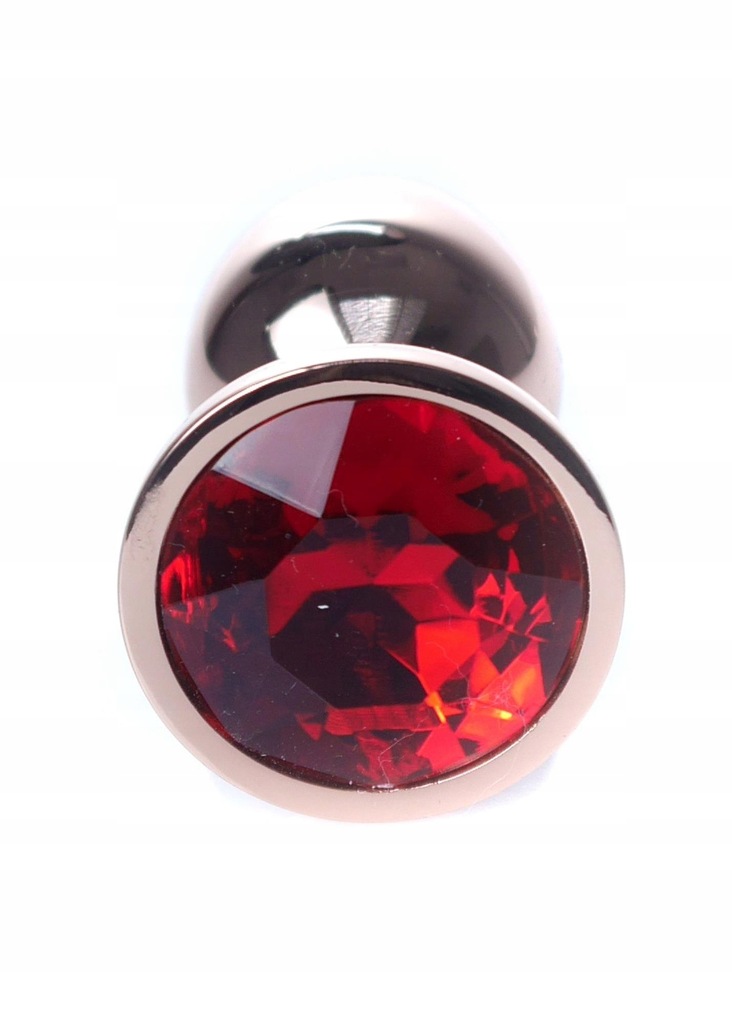 STARE ZŁOTO KOREK ANALNY PLUG DLA POCZĄTKUJĄCYCH Jewellery PLUG Red