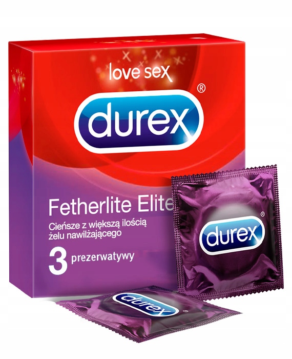 Prezerwatywy DUREX Fetherlite Elite 3 sztuki