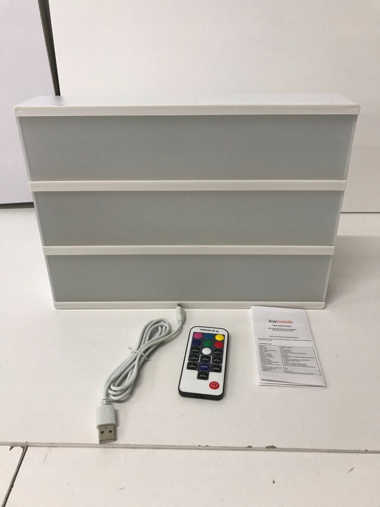 LED Light Box A4 Lampa Led Tablica kwmobile 11546361790 oficjalne archiwum Allegro