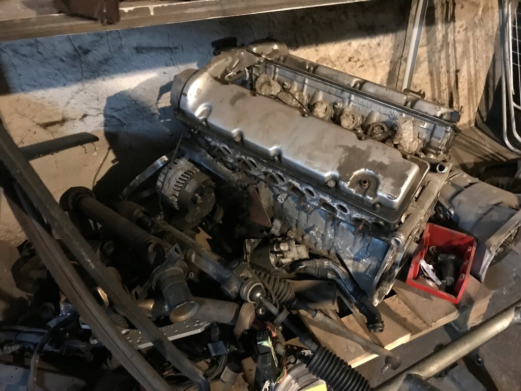 Silnik v12 5.4 m73b54 + adapter swap bmw e30 e34
