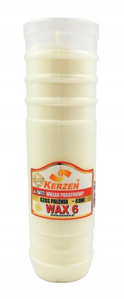 Kerzen Wax 6 dni wkład do zniczy parafinowy 24szt