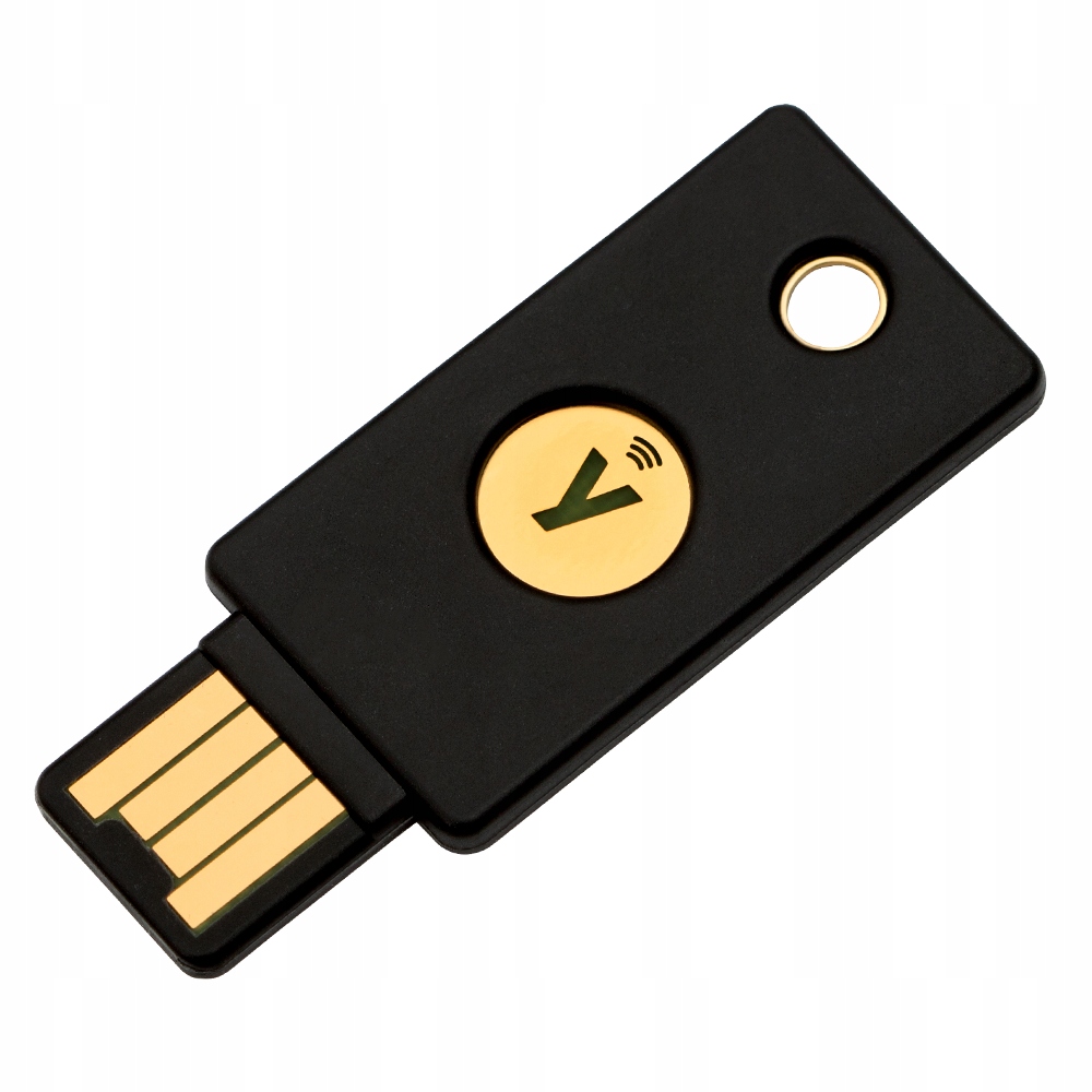YubiKey __Klucz zabezpieczający USB___ Yubico 5 NFC __czarny ____WROC