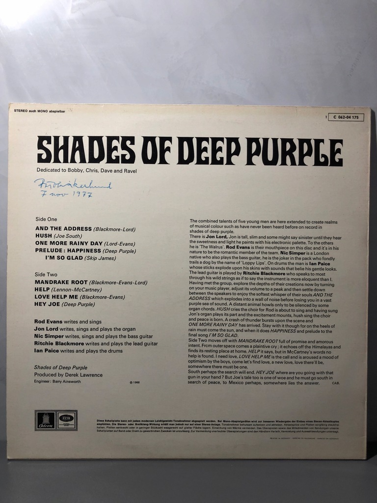 Купить Deep Purple – УНИКАЛЬНЫЕ оттенки темно-фиолетового: отзывы, фото, характеристики в интерне-магазине Aredi.ru