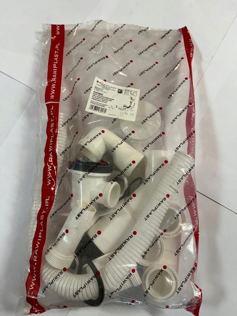 Syfon wannowy Prevex 52 mm, sitko metalowe.