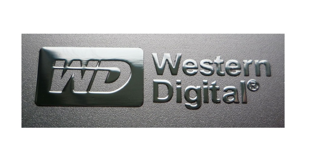 124 Naklejka Western Digital Metal Edition 30x9 mm