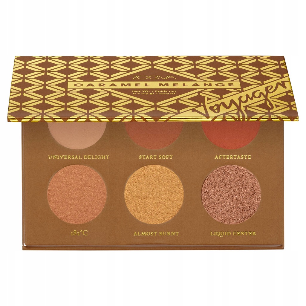 Paleta ZOEVA Voyager Caramel Melange mini