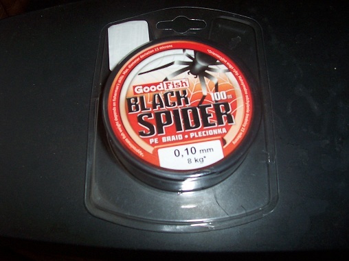 Plecionka 0.10 mm, 0,14mm Black Spider