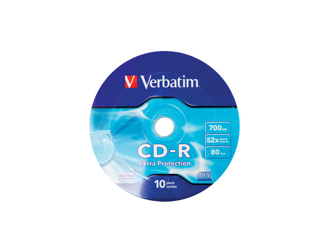 Купить Диски VERBATIM CD-R EXTRA PROTECTION 700MB 10 шт: отзывы, фото, характеристики в интерне-магазине Aredi.ru