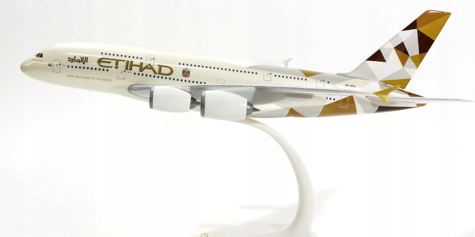 Купить Модель самолета Airbus A380 ETIHAD 1:250: отзывы, фото, характеристики в интерне-магазине Aredi.ru