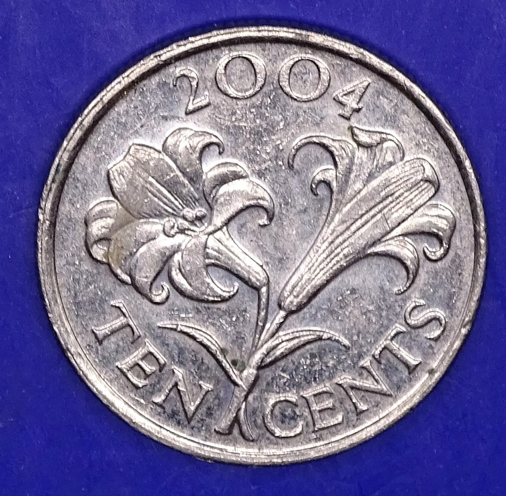 000084 Bermudy - Ten Cents - 2004 - 10 Centów - Elżbieta II