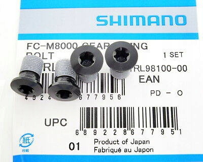 Śruby mocujące zębatkę SHIMANO FC-M8000 M8x9 4szt