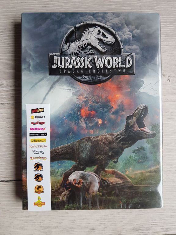 Film na DVD Jurassic World: Upadłe królestwo folia