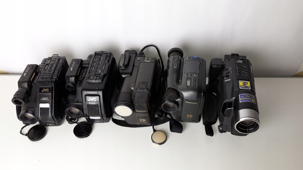 Kamery VHSc - JVC PANASONIC 5 sztuk