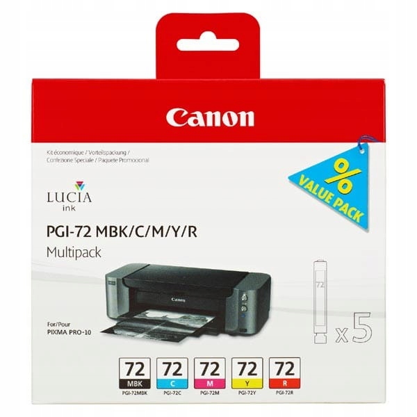 Canon oryginalny ink / tusz PGI72 CMYK, CMYK, 6402