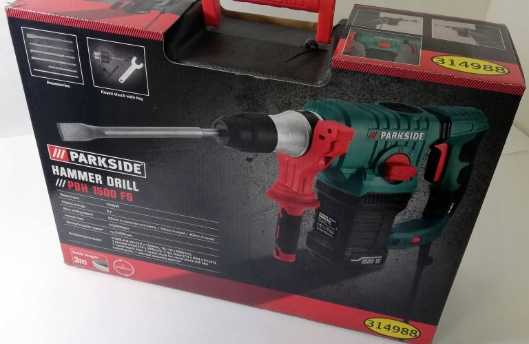 Parkside hammer drill sale pbh 1500 f6
