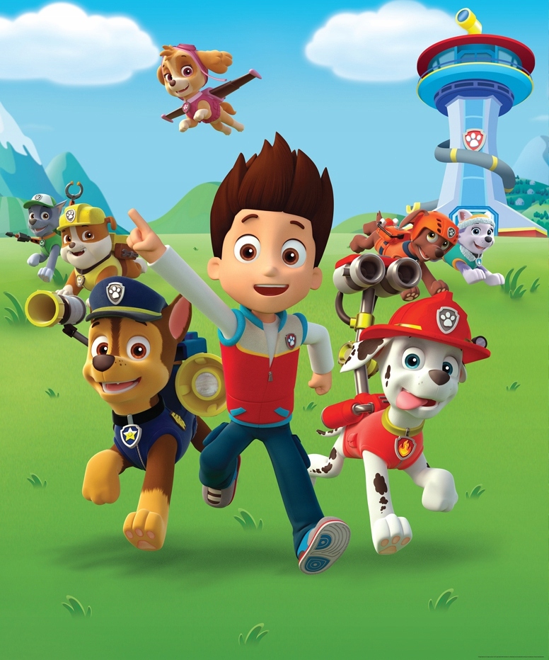 Tapeta Paw Patrol fototapeta Psi Patrol