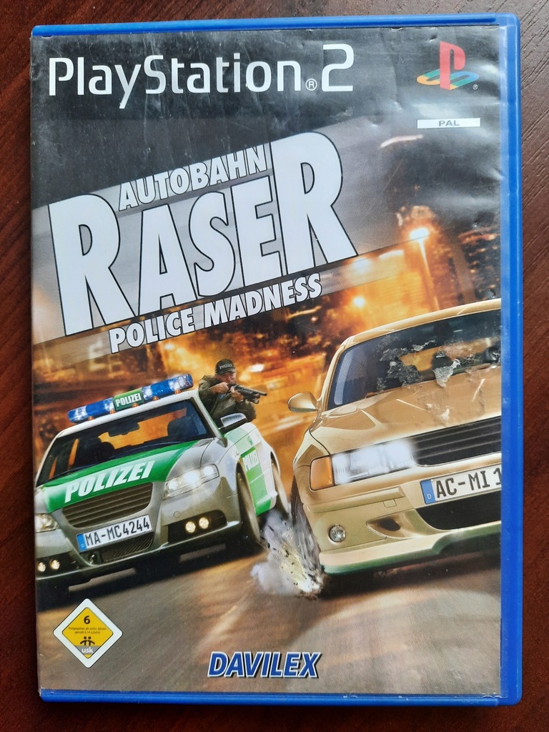 AUTOBAHN RASER POLICE MADNESS PS2