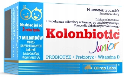 Olimp Kolonbiotic Junior probiotyk dzieci 14 sasz