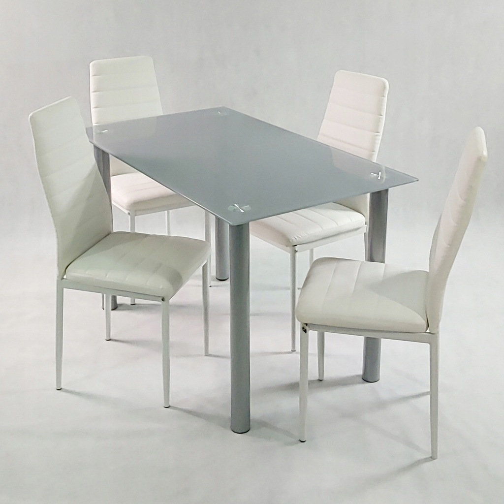 Купить Красивый черный мягкий стол и 4 стула.: отзывы, фото, характеристики в интерне-магазине Aredi.ru