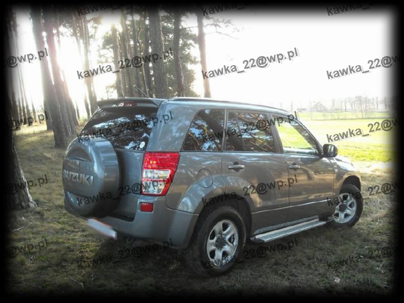 SUZUKI GRAND VITARA LOTKA SPOILER NA KLAPĘ PODKŁAD