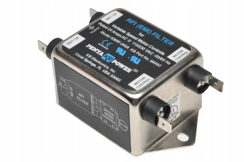 KB Electronics filtr zakłóceń RFI PENTA KBRF-200A