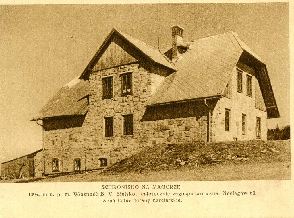 SCHRONISKO NA MAGORZE - ca. 1930 stan bdb