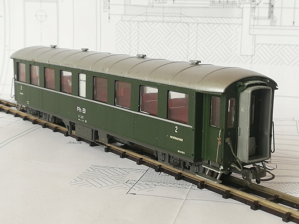 ~*~ H0e/H0m..OSOBOWY 2 KLASA ZIELONY..CZTERY OSIE..BEMO ~*~