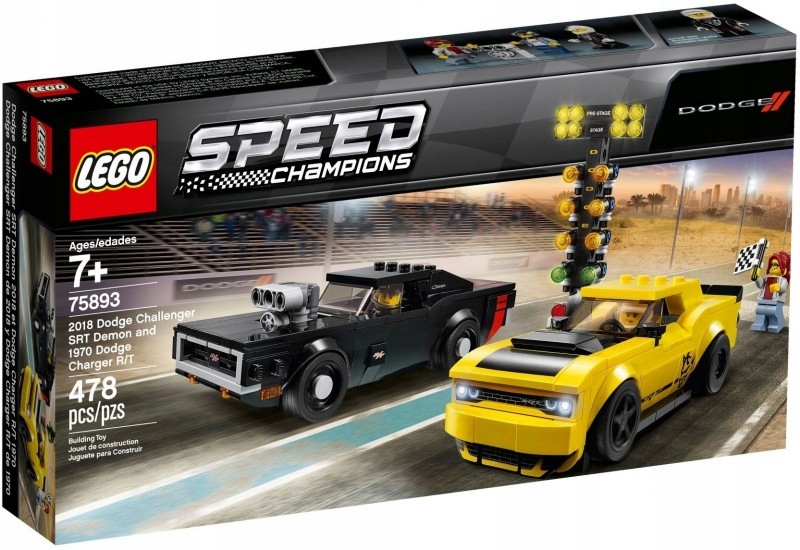 Klocki Speed Champions 2018 Dodge Challenger SRT D