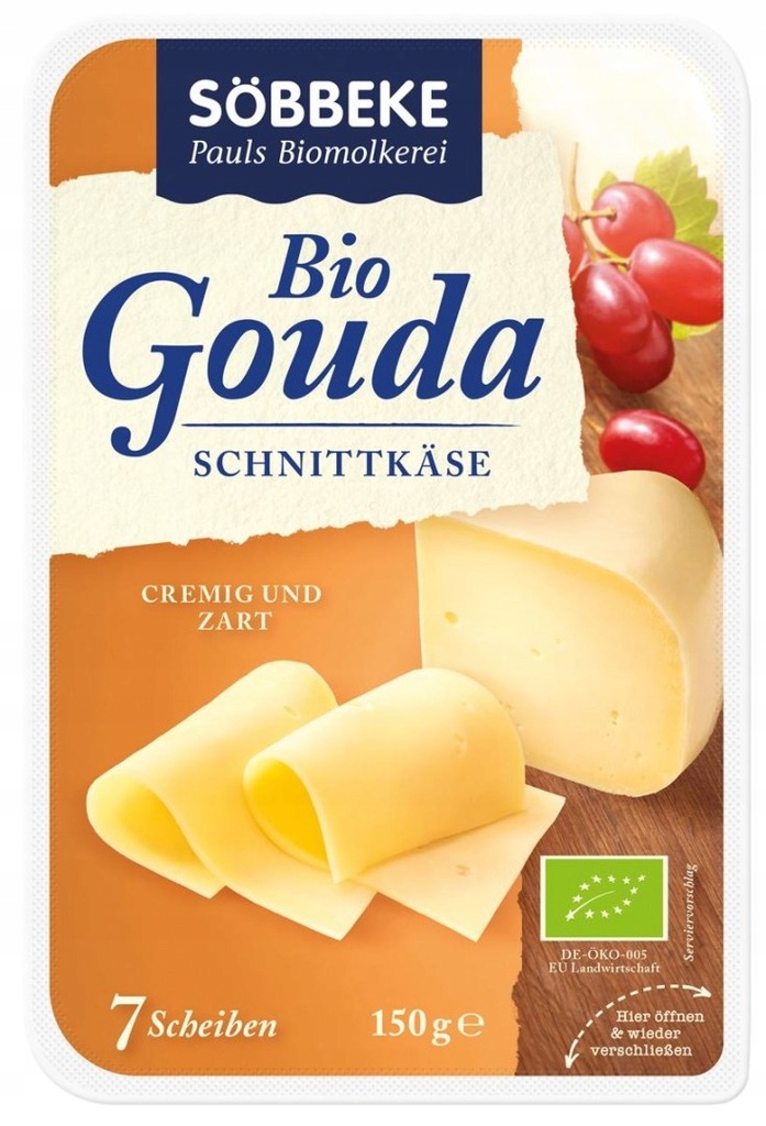 SER GOUDA PLASTRY (48 % TŁUSZCZU W SUCHEJ MASIE) B