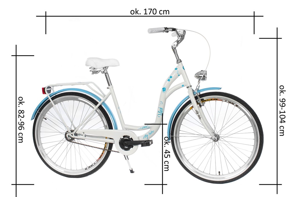 ROWER MIEJSKI 26 CALI DAMSKI POLSKI SHIMANO 3biegi 6860764939
