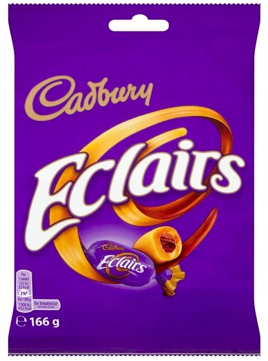 Cadbury Eclairs - Cukierki Toffi Torebka 130g UK