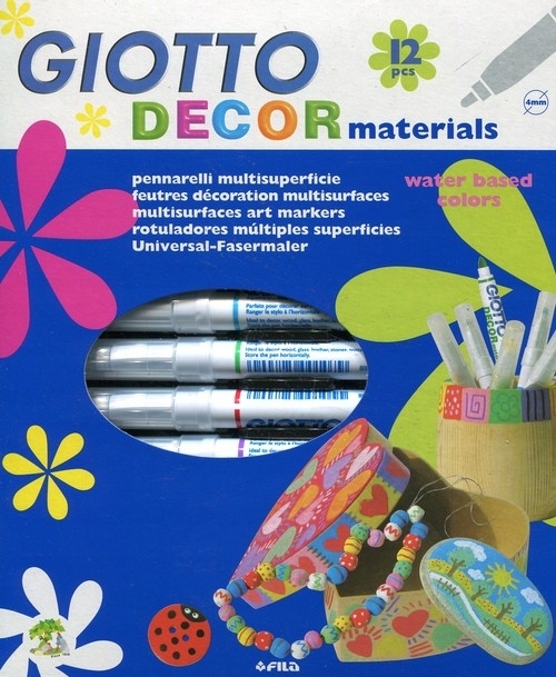 Giotto Decor materials Flamastry, 12 sztuk (453400
