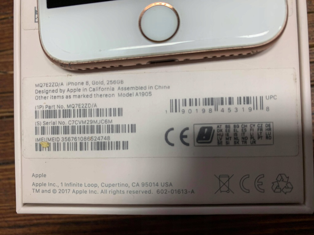 Iphone 8 Gold 256 GB - używany 9 miesięcy GW - 8309141411