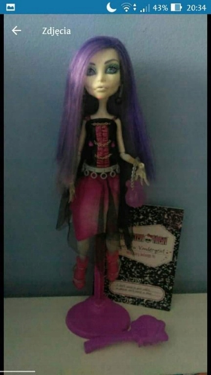 Monster High Spectra Vondergeist Unikat Basic 7600922329 Oficjalne Archiwum Allegro