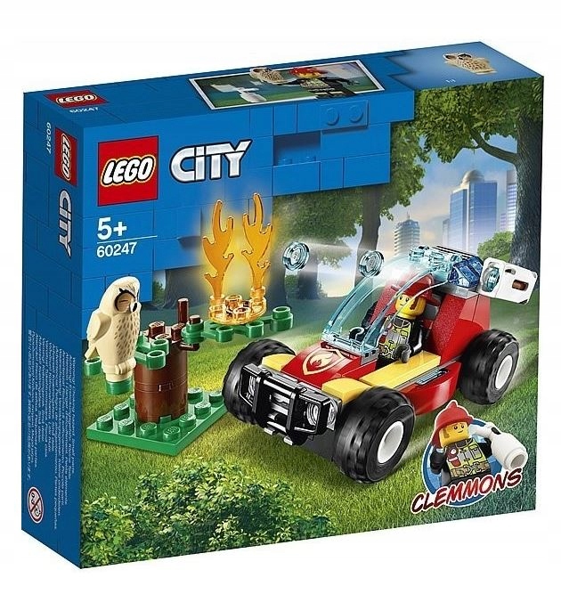 Lego City 60247 Pożar lasu Klocki Straż pożarna