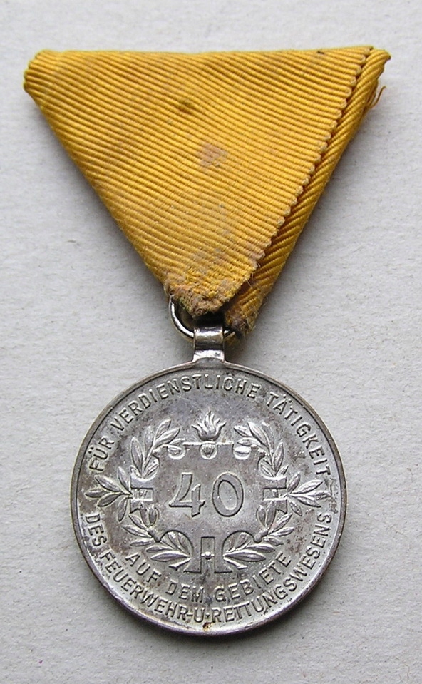 Austria medal 40 lat służby w Straży Pożarnej