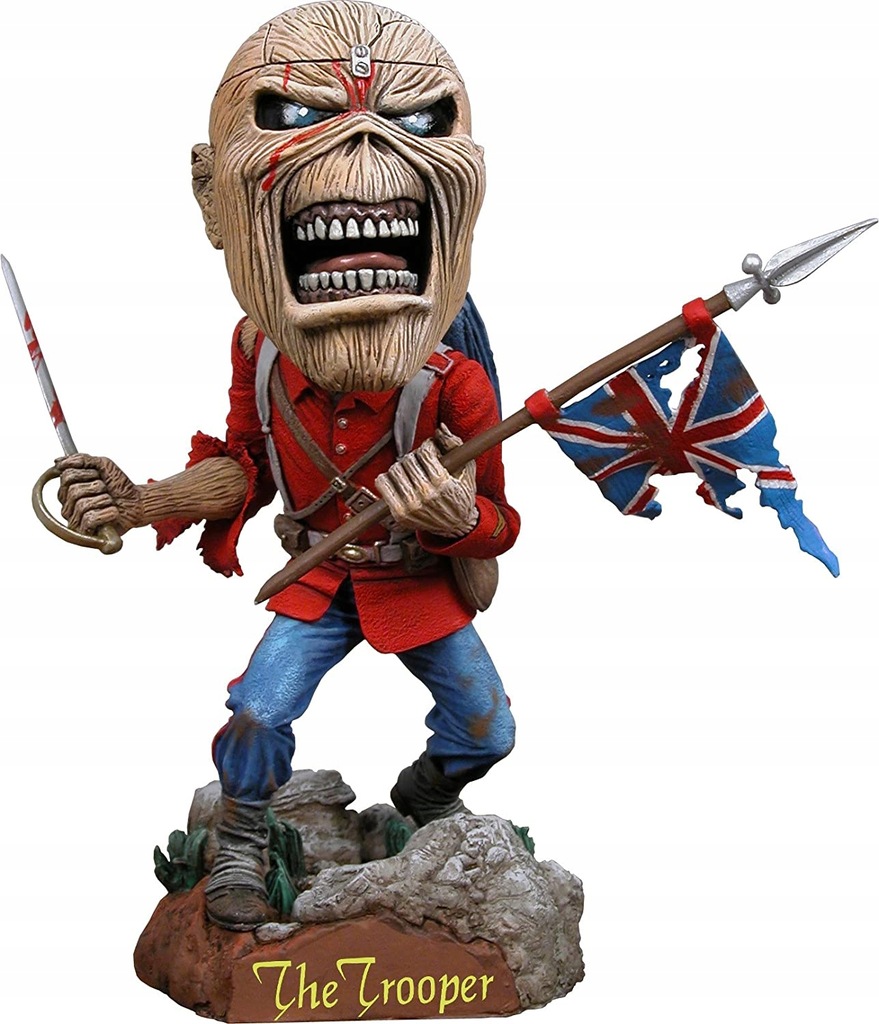 NECA Iron Maiden エディ フィギュア The Trooper Neca Iron Maiden The Trooper Eddie Clothed Retro Style 8