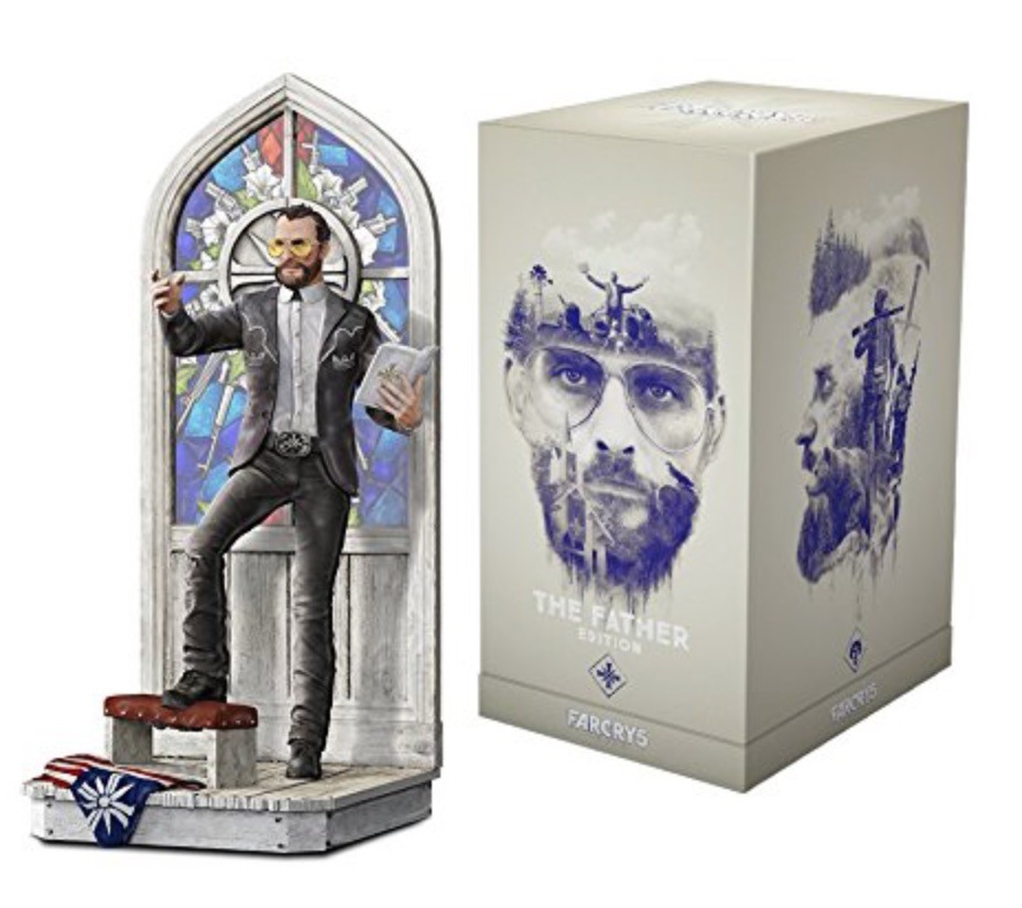 Фигурка иосифа. Коллекционные фигурки far cry 5. фар край 5 коллекционное издание. far cry 5 статуэтка. far cry 5 фигурка иосифа.